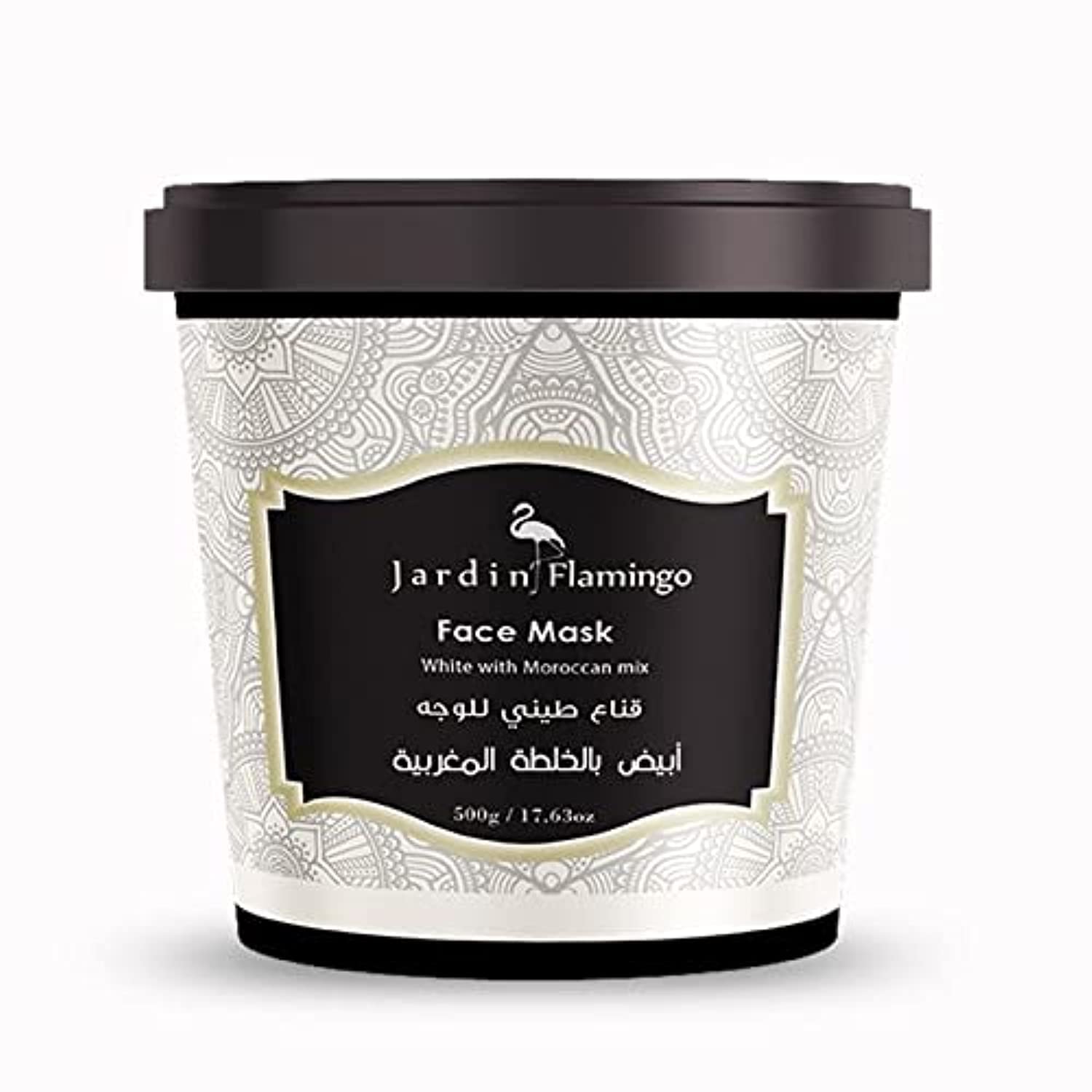 Jardin FlamingoFace Mask White with Moroccan mix 500g
