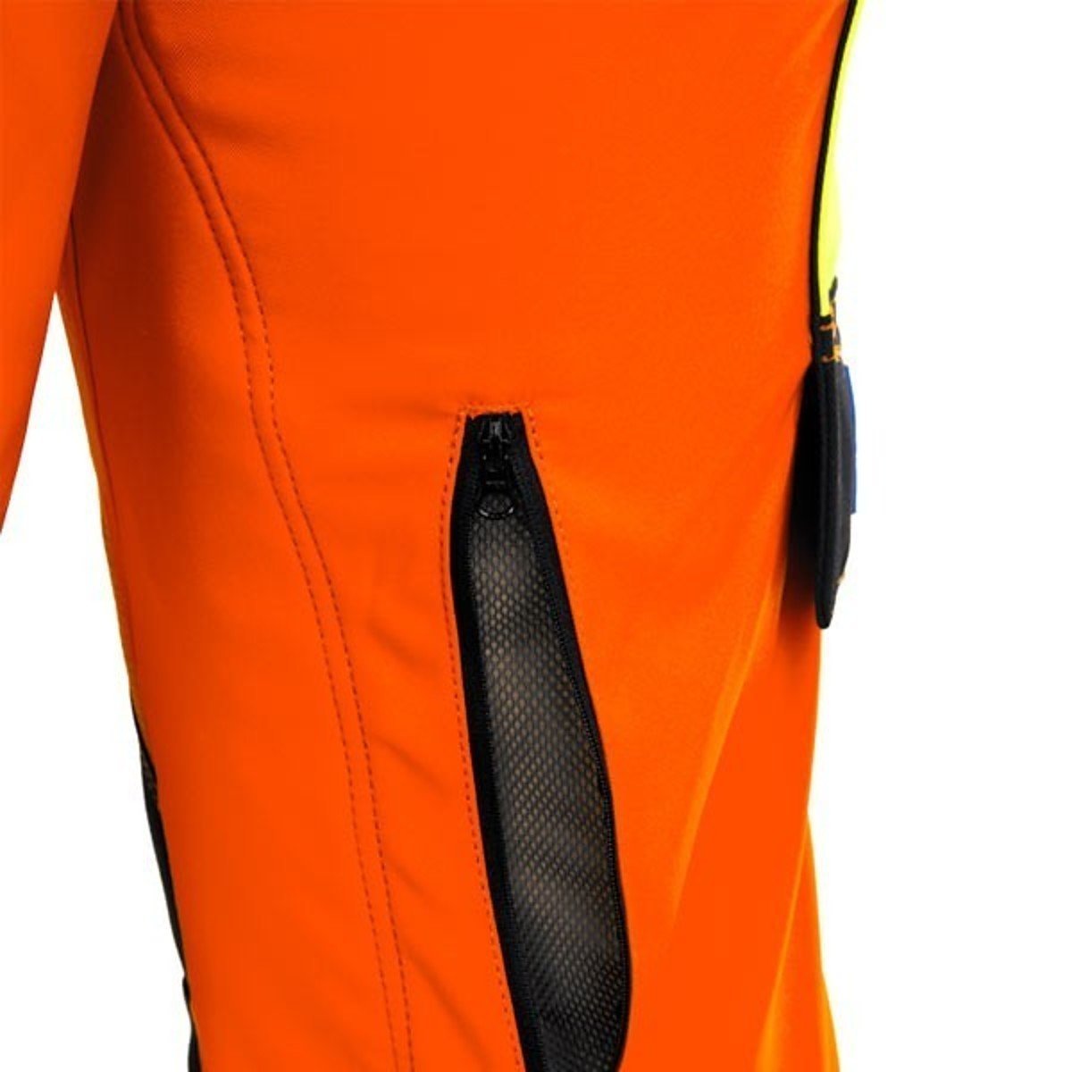 Pfanner Warnschutz Schnittschutzhose Ventilation EN471 Klasse 1, Größe:XXL, Farbe:orange