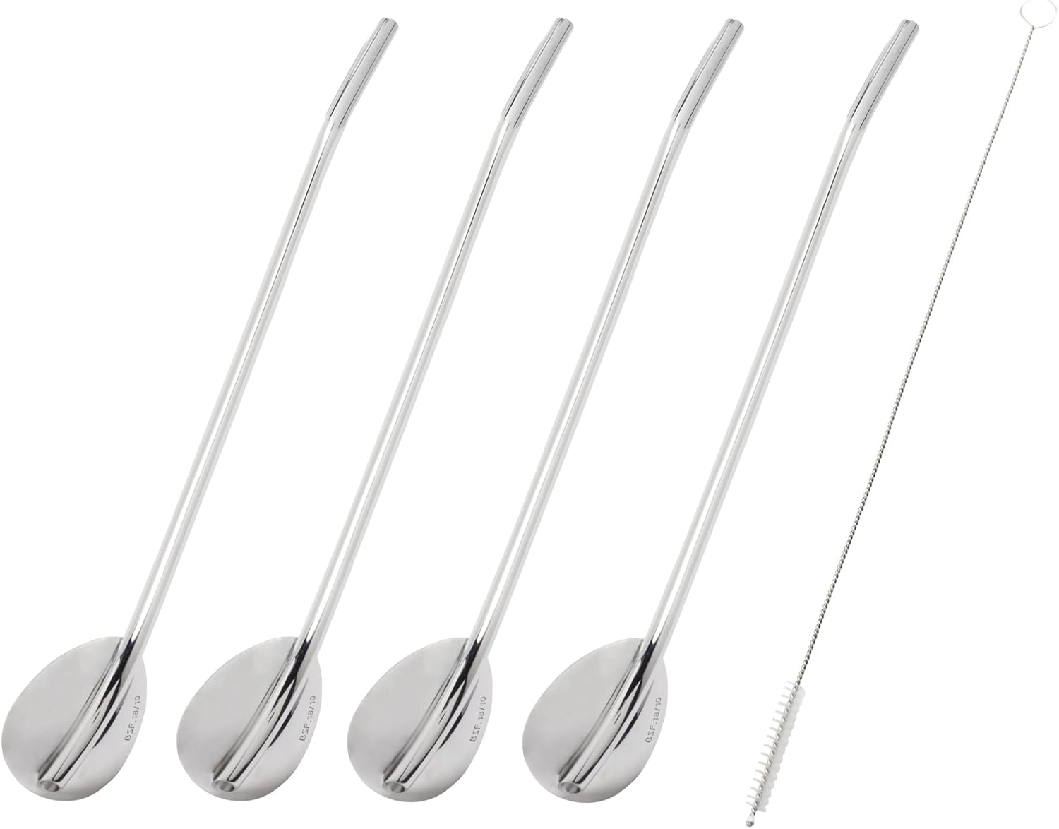 ZWILLING Spoon Straw 5-pc set with Cleaning Brush