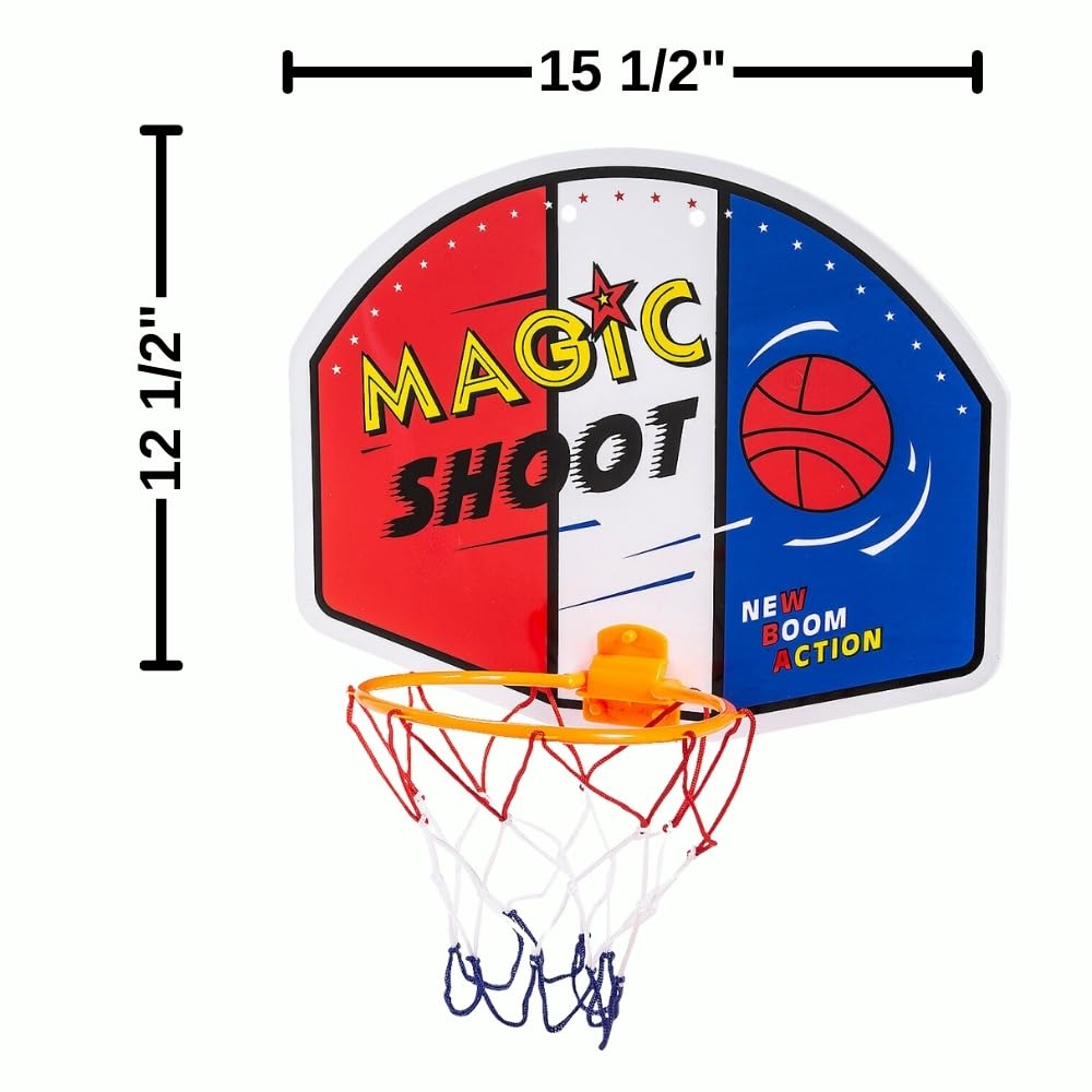 Fun Express Colorful Plastic Magic Shoot Basketball Game - 15.75