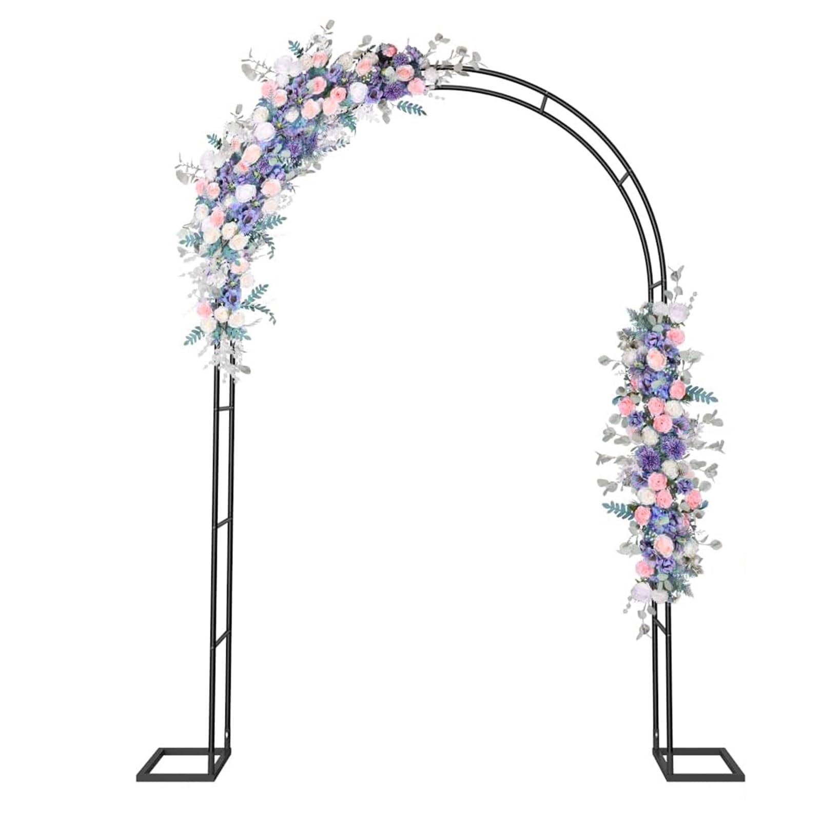 Espaldera Arco de Jardín Arco de jardín Arco de Boda de Metal for Vides Flores Planta de Escalada for Aniversario,Fiesta de Cumpleaños,Halloween,Boda al Aire Libre 230 x 140cm