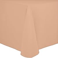 Vista 36 de Ultimate Textile Cotton-Feel - Mantel de comedor ovalado fino (60 x 84 pulgadas), color rojo