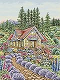 Photo Gallery awesocrafts kit per punto croce stampato lavanda house easy pattern cucitura croce ricamo kit di ricamo forniture 14ct 2 fili (casa) Photo Gallery awesocrafts kit per punto croce stampato lavanda house easy pattern cucitura croce ricamo kit di ricamo forniture 14ct 2 fili (casa)