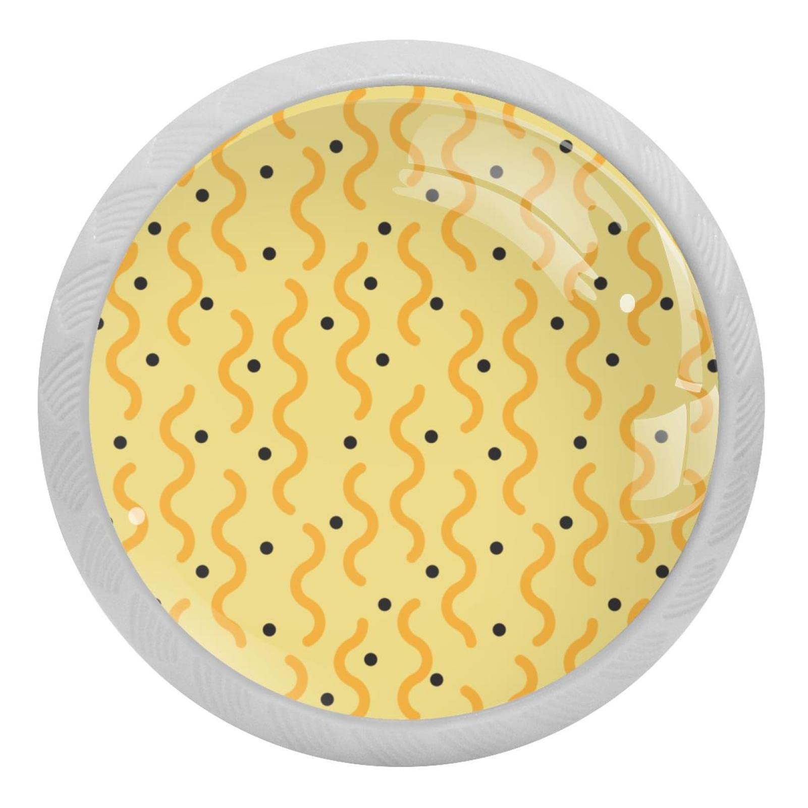 Boutons de tiroir en verre fluorescent pour cuisine et bureau