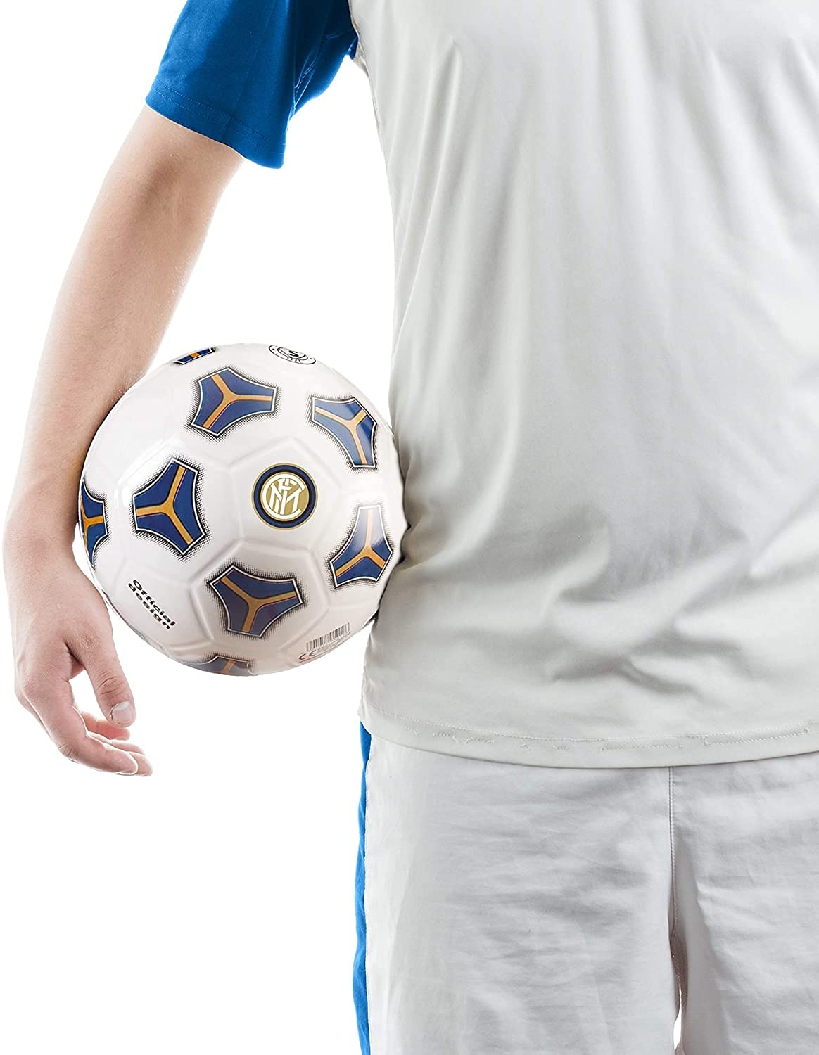 Mondo Toys - Pallone da Calcio F.C. Internazionale di Milano - pvc per bambina/bambino - Tango PVC - Colore nero/azzurro/bianco - 02073