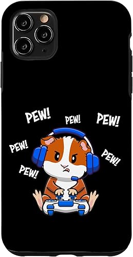 Funda para iPhone 11 Pro Max para conejillo de indias