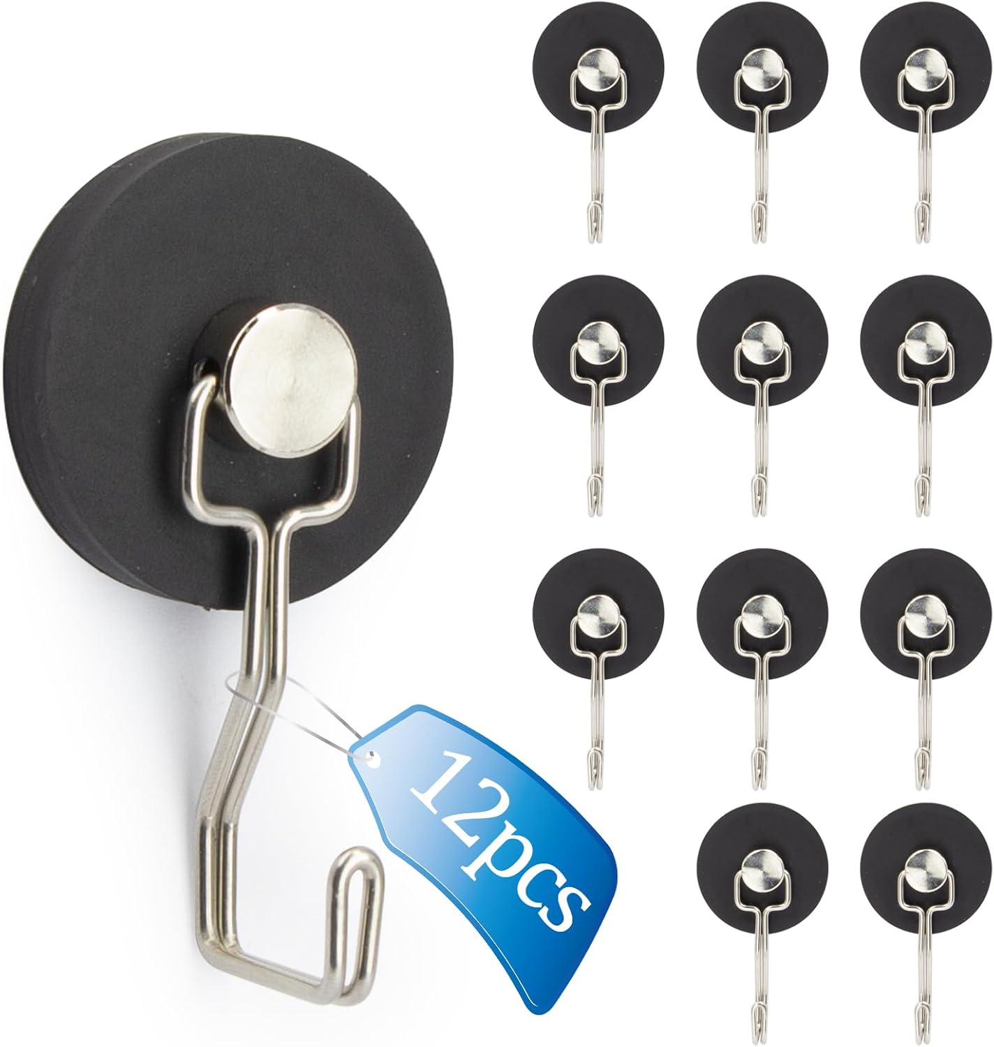 20LBS Rubber Coated Neodymium Magnetic Hooks with