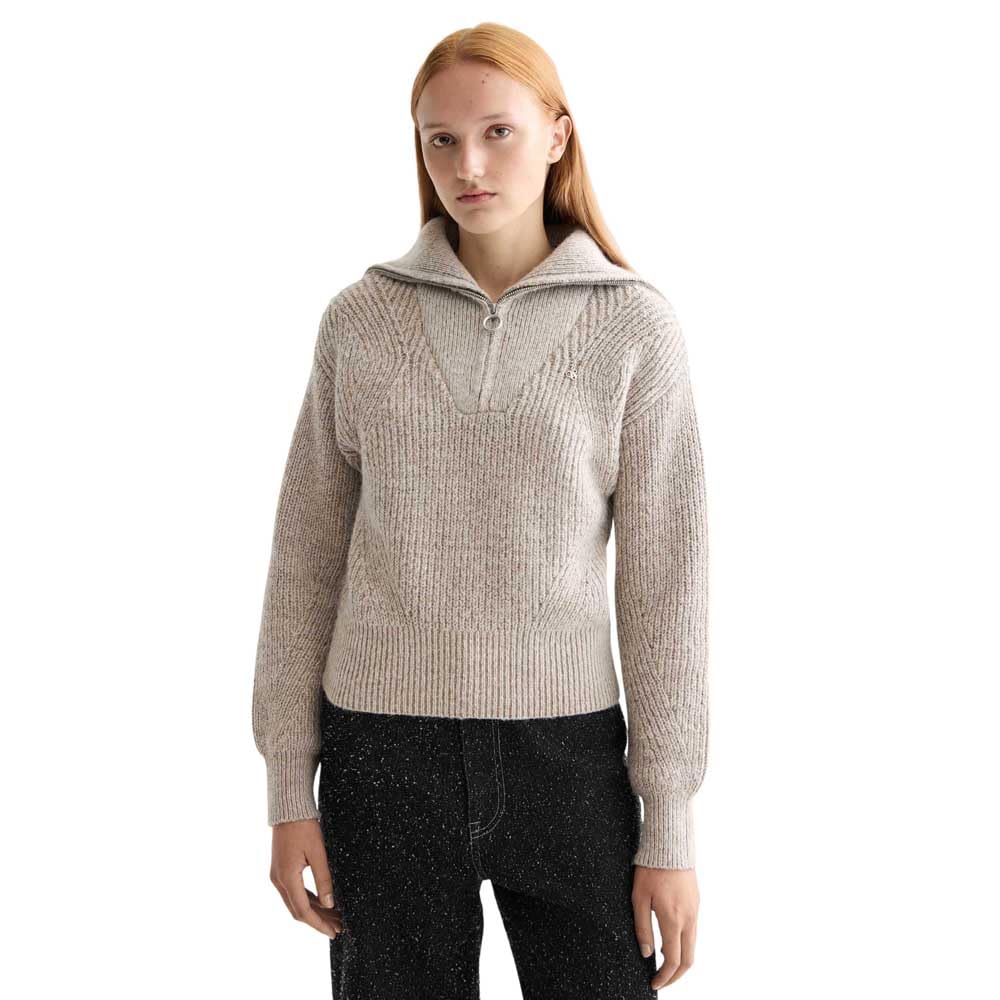 Scotch & Soda Damen Regular-fit Half Zip Pullover