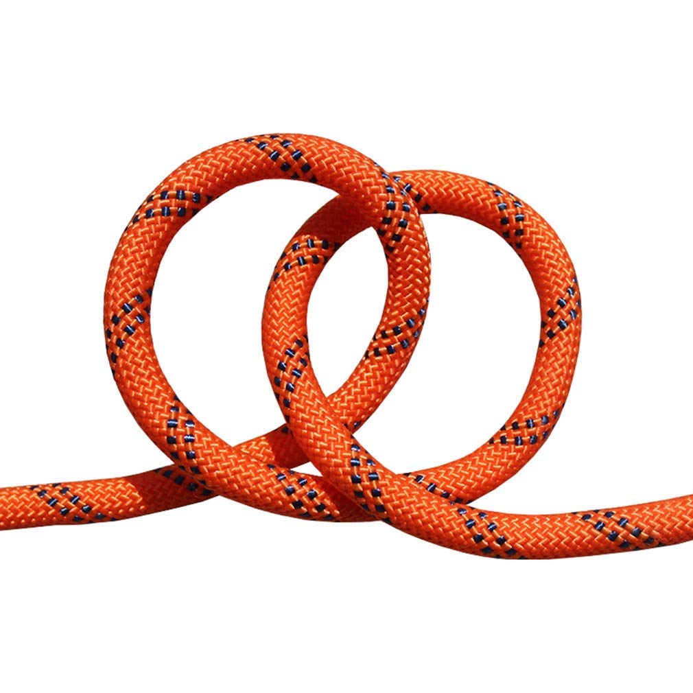 MU Corda di Arrampicata Sicurezza Resistente all'Usura, 10,5 Mm di Diametro Corda di Salvataggio Arrampicata Discesa in Corda Doppia Attrezzature Arrampicata all'aperto Corda di Sicurezza in dotazion