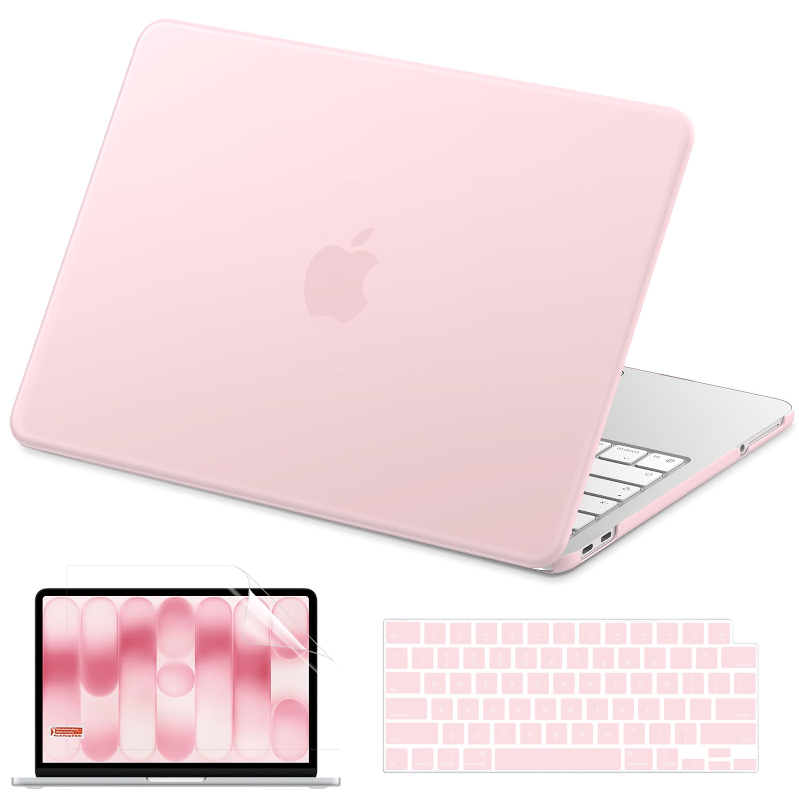 Photo 1 of B BELK Hard Shell Case for MacBook Neo 13 inch (A3404, 2026), Baby Pink