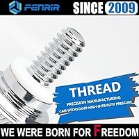 Vista 8 de Kit de tornillo de base de liberación rápida para asiento Fenrir, acero inoxidable 304 con acabado cromado, para Harley Davidson 1997-actualidad