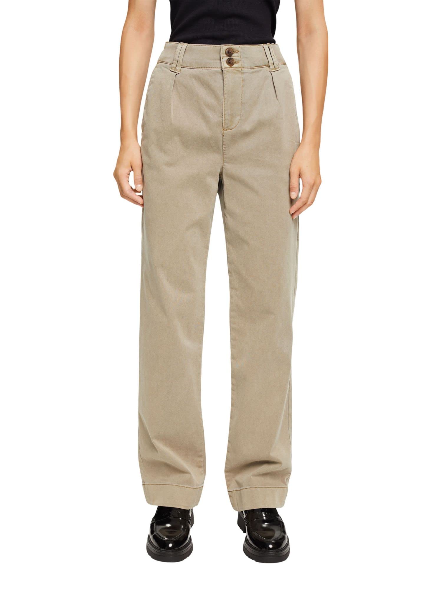 Esprit Women's 265/Pale Khaki 072Ee1b328 Trousers, 36W X 32L
