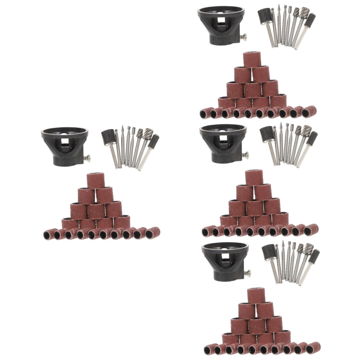 POPETPOP 4sets per La Unghie per Kit Limatura per Unghie Domestici Facile Usare e Adatto per Toelettatura Casa e