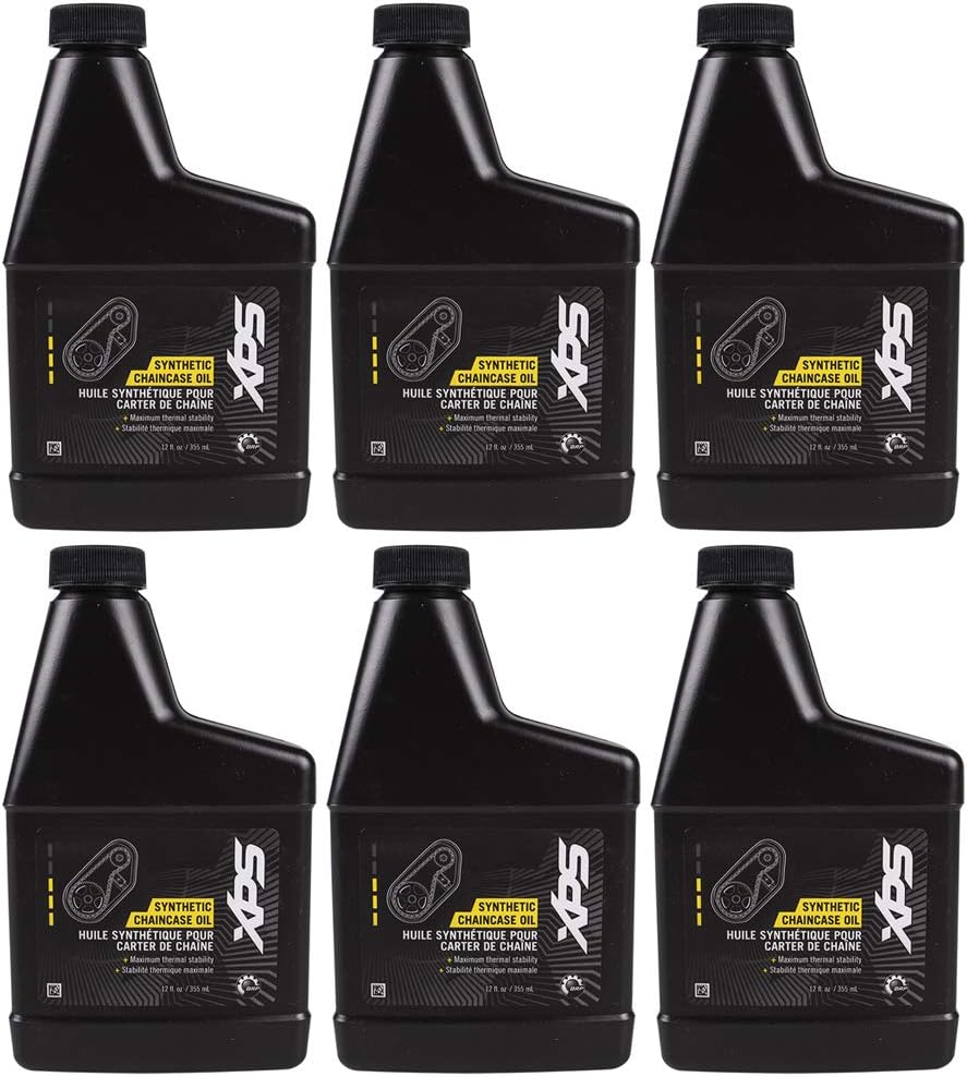 BRP Ski-Doo XPS New OEM Synthetic Chaincase Oil 12 OZ (6 Pack), 779156