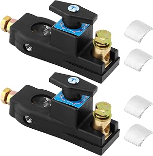 2Pcs Battery Disconnect Switchs, 12V/24V Battery Shut Off Switch, High Current Master Batterys Power Cut Isolator Kill Switch, Quick Disconnect Batterys Cut Off for Car RV Boat