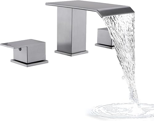 Miniatura 10 de BEIYI Grifo de bañera de montaje en cubierta negro mate, juego de grifo de bañera romano, 2 asas, juego de llenado de grifo de bañera de 3 agujeros,