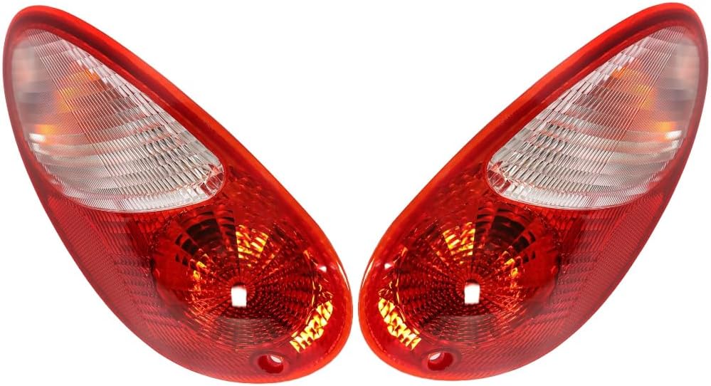 EPIC LIGHTING OE Style Replacement Rear Brake Tail Lights Assembly Compatible with Chrysler 2006-2010 PT Cruiser Left Driver & Right Passenger Sides Pair