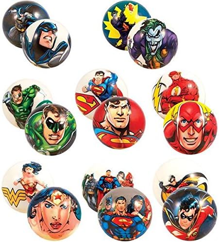 Miniatura 3 de DC Comics - Figura de superhéroe de la Liga de la Justicia, bola de espuma suave, colección de 12