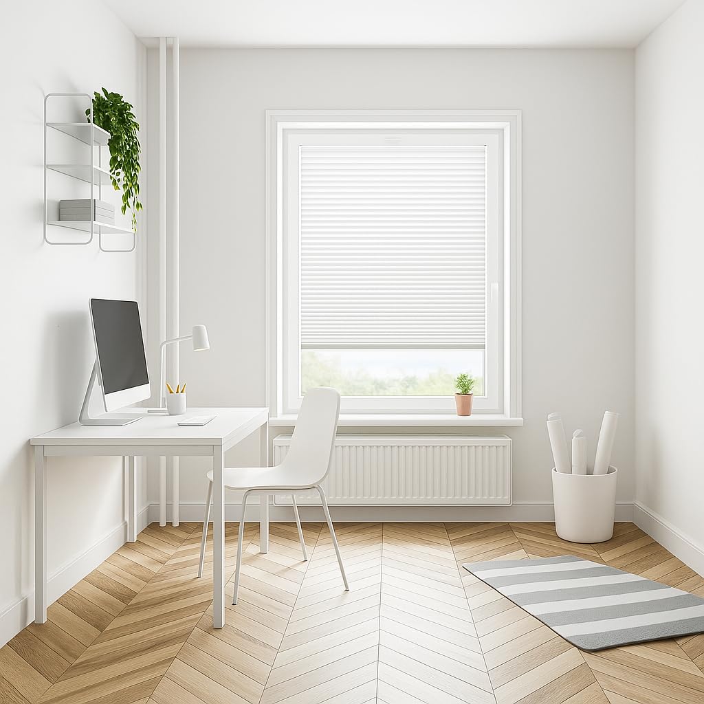 Concept Blinds Tende Plissettate Personalizzate con Foratura – Larghezza 40–200 cm, Altezza 20–260 cm – Su Misura per Finestre e Porte – Tende Premium XXL per Grandi Spazi