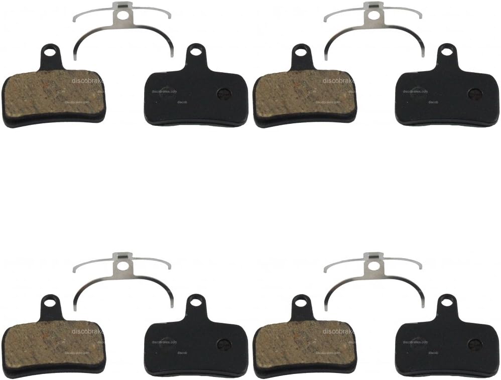 4 Pairs Discobrakes 8 Pads Compatible With Hope Mono Mini Disc Brakes + Springs, Made With DuPont Kevlar, XC DH Mountain Bike