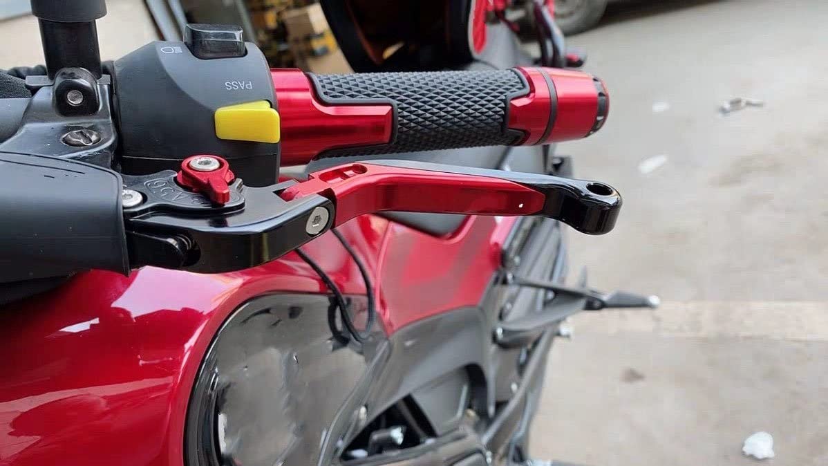 Motorrad-Handbremse Faltbar Ausziehbar Einstellbar Kupplungsbremshebel 1 Paar Für Ducati Für DIAVEL Carbon 2011 2012 2013 2014 2015 Motorradzubehör (Farbe : 12)