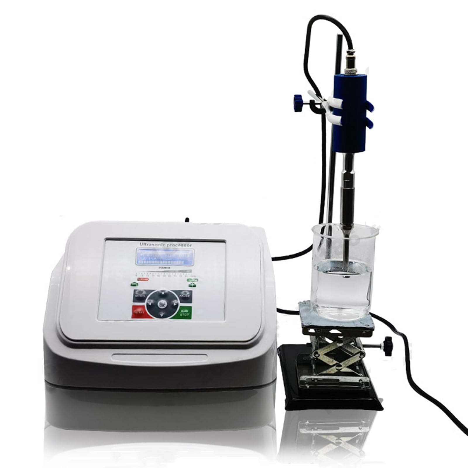 Omogeneizzatore ad ultrasuoni con controllo digitale, 2 modalità ad ultrasuoni, timer regolabile, per emulsionazione liquida e dispersione omogenea in applicazioni di laboratorio