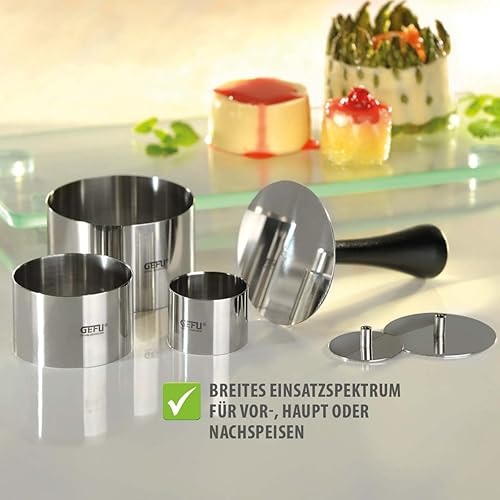 Miniatura 5 de GEFU Preparación profesional del plato/galjanoplastia/formando anillo conjunto/10 piezas/formable