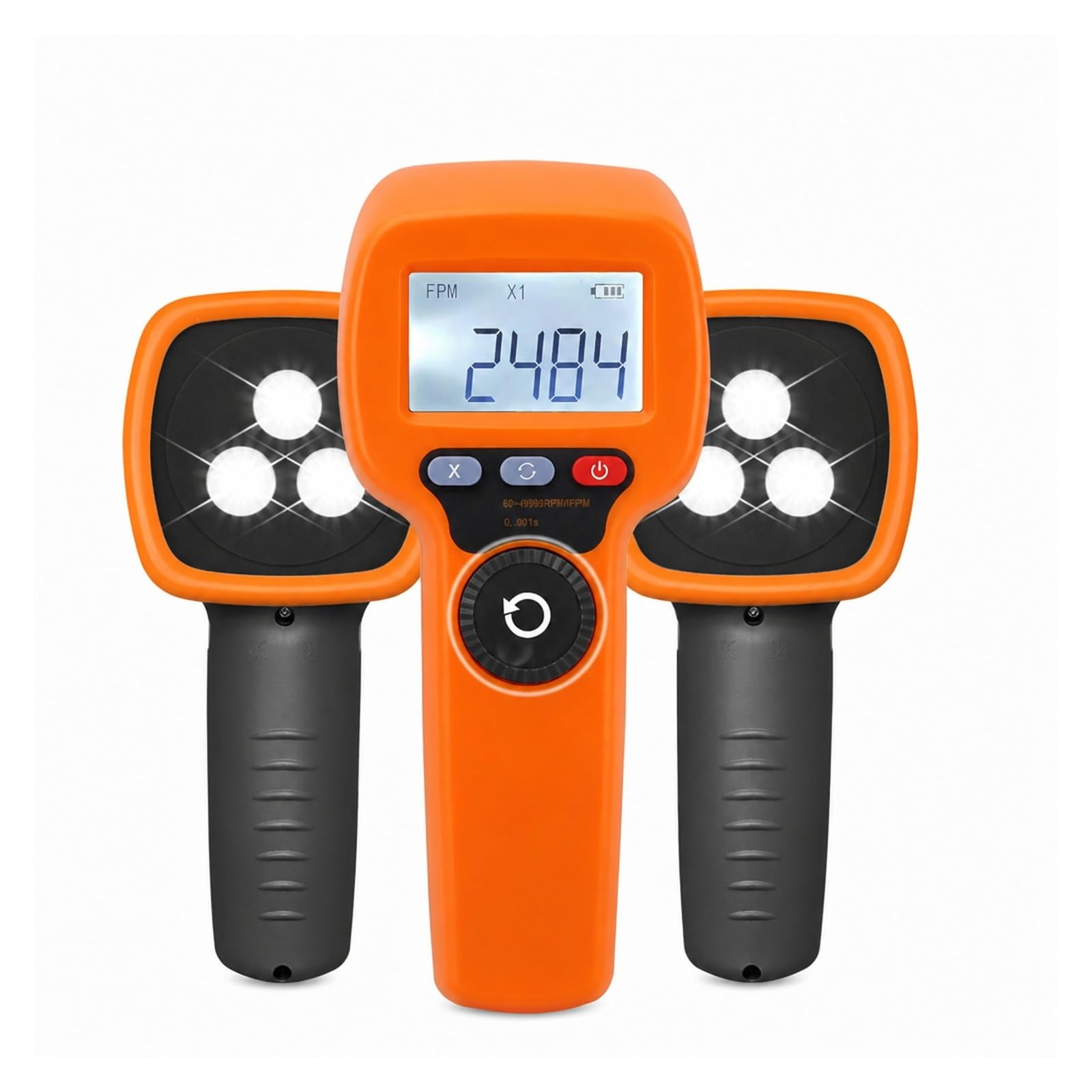 Digital, Tacómetro Estroboscopio Digital LED 60-49999 RPM/Hz