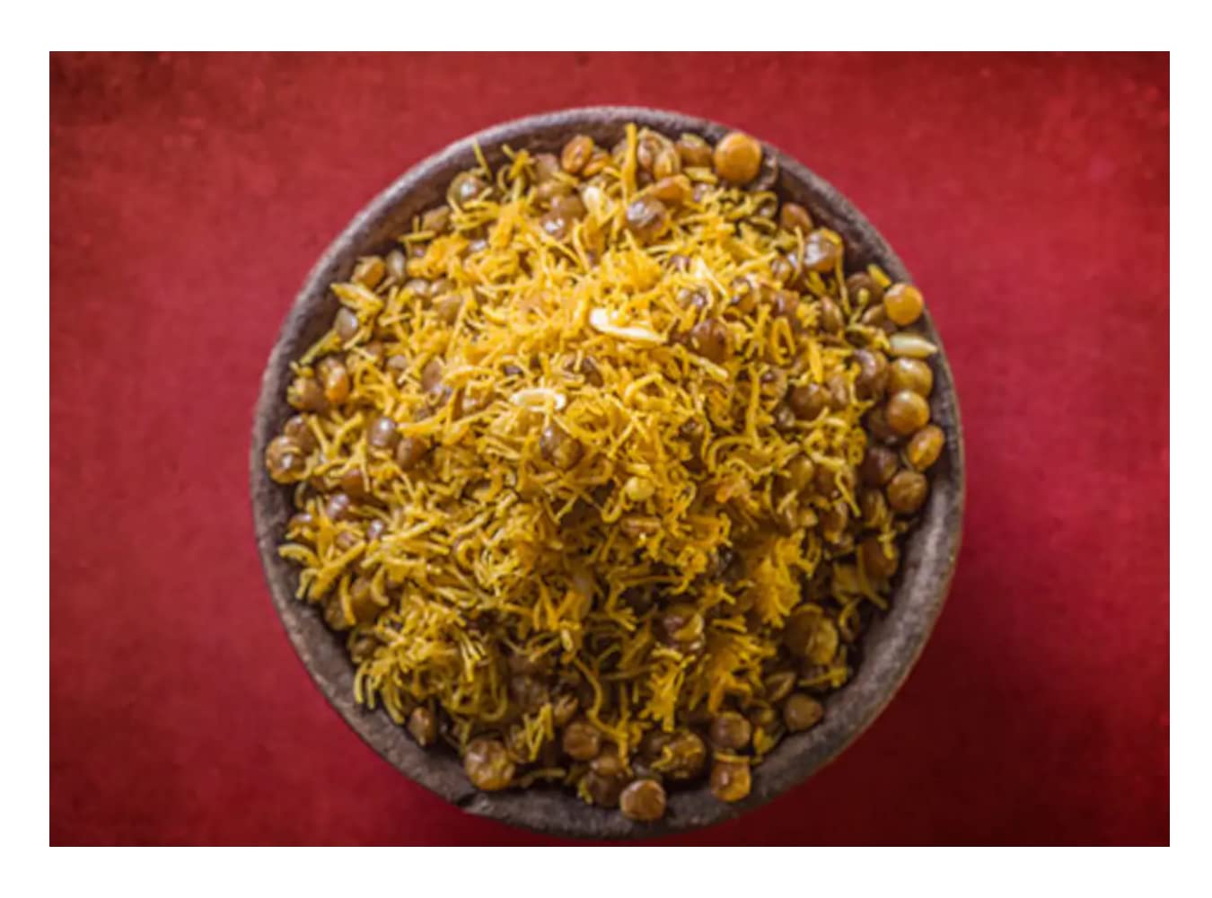 Changezi's Authentic Dalmoth/Dal Moth/Moth Dal Namkeen/Dal Biji|Namkeen|Dal Moth Namkeen Classic Taste of India|Spicy & Savoury in Flavour|Vegetarian|No Artificial Colours|Evening Snacks-350g*1Pack