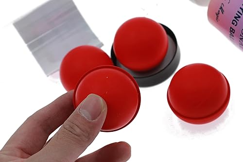 Miniatura 3 de ZQION Pelotas multiplicadoras profesionales trucos de magia de una a cuatro bolas de magia magia escenario ilusiones trucos mentalismo rojo