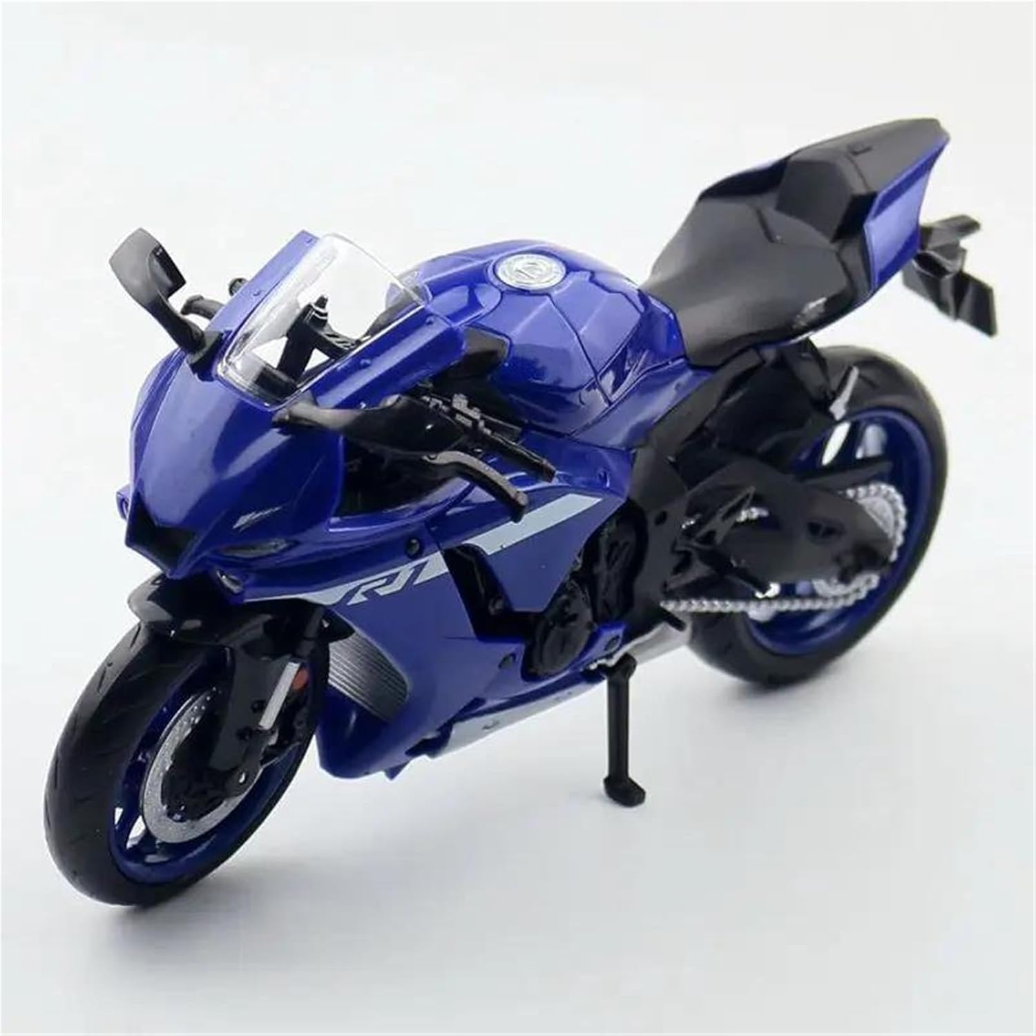 MAKUTU Scale Motorcycle Model 1:12 for Y-AMAHA YZF-R1M YZFR1M Motorcycle Model Gift Giving Die-cast Static(Blue)