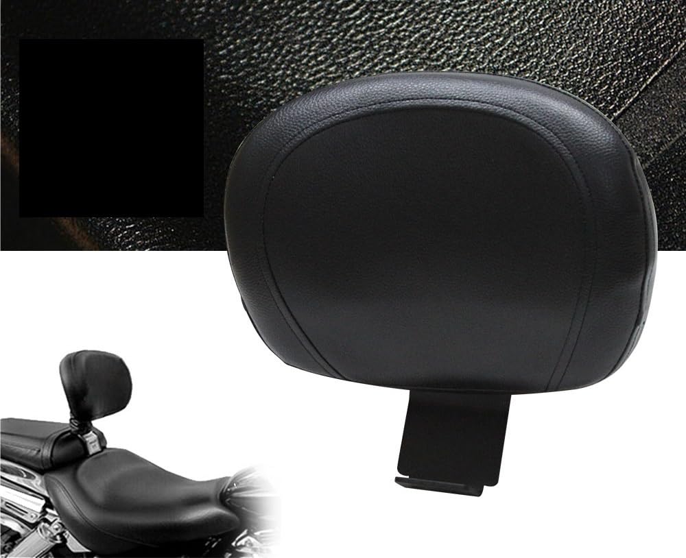 Motorcycle Backrest Pad Kits Cushion Motorcycle Driver Rider Backrest for Seat Back Rest for Volusia VL400 VL800 for Boulevard C50