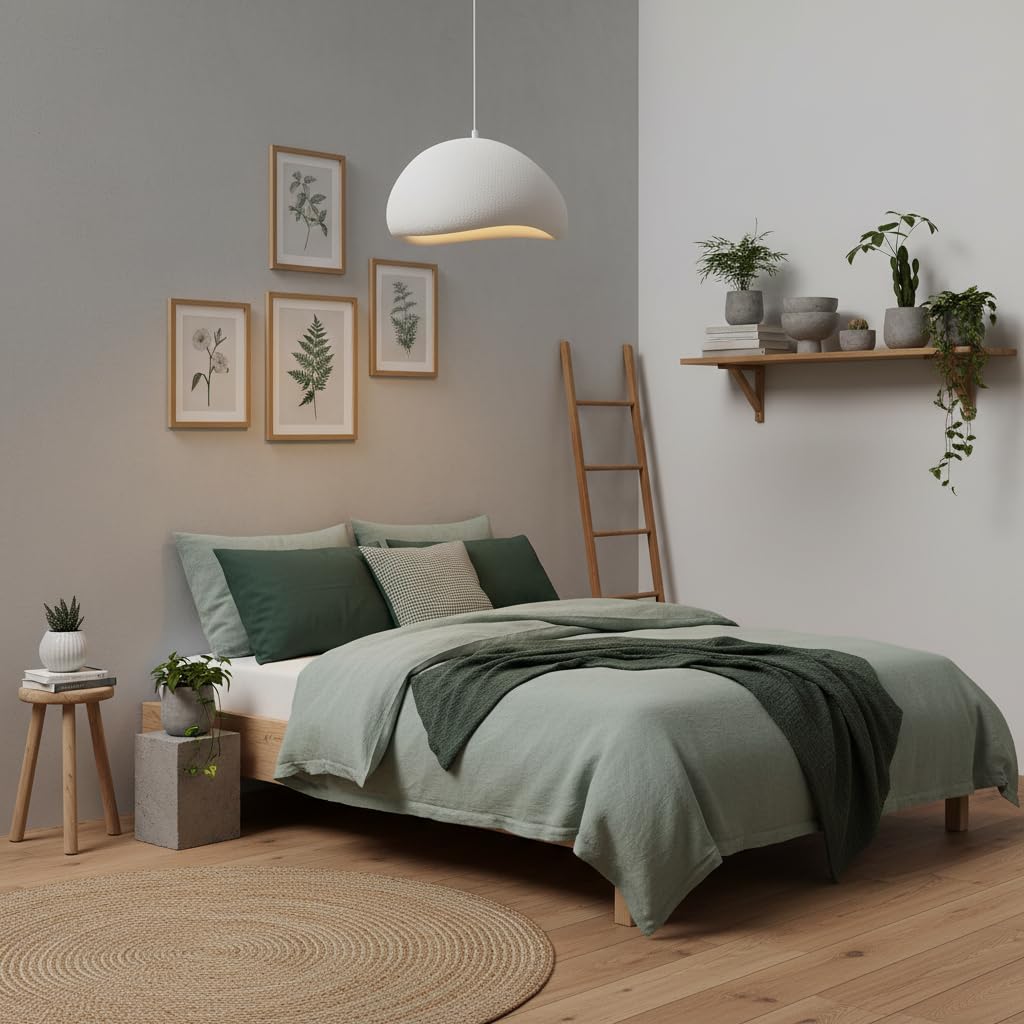 BARCELONA LED Wabi Sabi biała lampa wisząca, teksturowane wykończenie, gwint E27 Ø50 cm, styl japoński, naturalny japoński minimalizm, oświetlenie Wabi Sabi, do salonu, sypialni lub jadalni