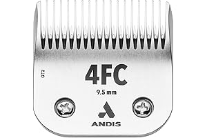 Andis CeramicEdge Carbon-Infused Steel Pet Clipper Blade, Size-4FC, 3/8-Inch Cut Length