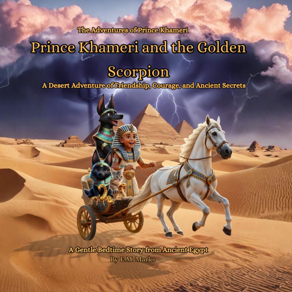 Prince Khameri and the Golden Scorpion; A Desert Adventure of Friendship, Courage, and Ancient Secrets; A Gentle Bedtime Story from Ancient Egypt (The Adventures of Prince Khameri)