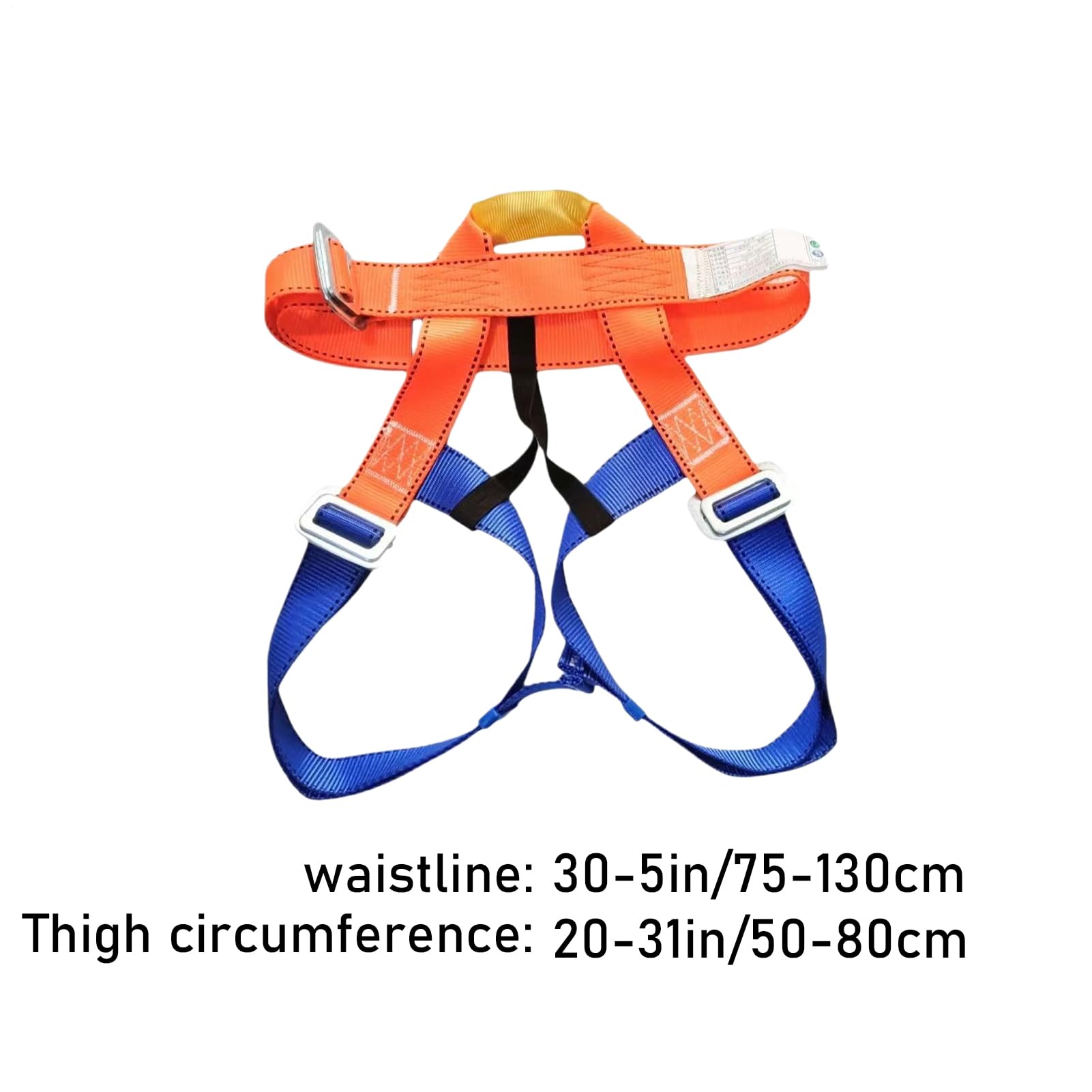 Générique Baudrier d'escalade - 9x2.6x2.5cm ABS | Ceinture De Sécurité Demi-Corps - Équipement De Rappel | Matériel d'alpinisme Épais Confortable Toiture Construction