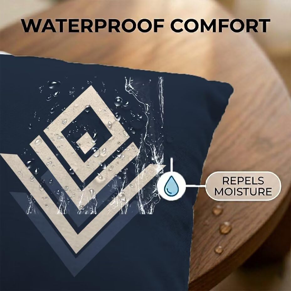 Housses coussin extérieur blanc 40x80 en lin pour sublimer votre terrasse