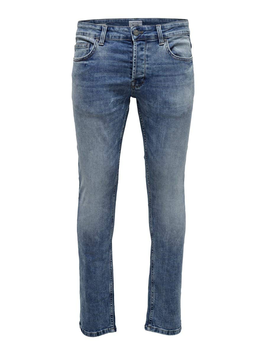 Only & Sons Men's Onsweft Washed Pk 2041 Noos Straight Jeans