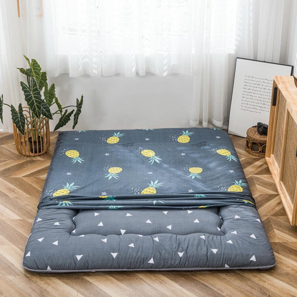 LICHTS Comfortable Tatami Floor Mat Cover Bedspread Full Cover 35x79 Inch Pineapple-image-35