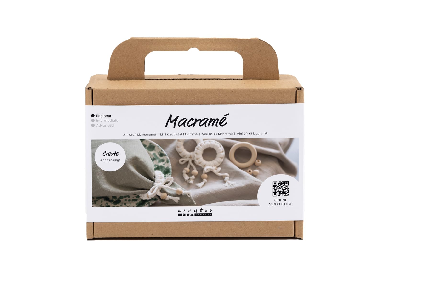 Creativ Mini Craft Kit Macramé - Off White - DIY Textiles & Yarn