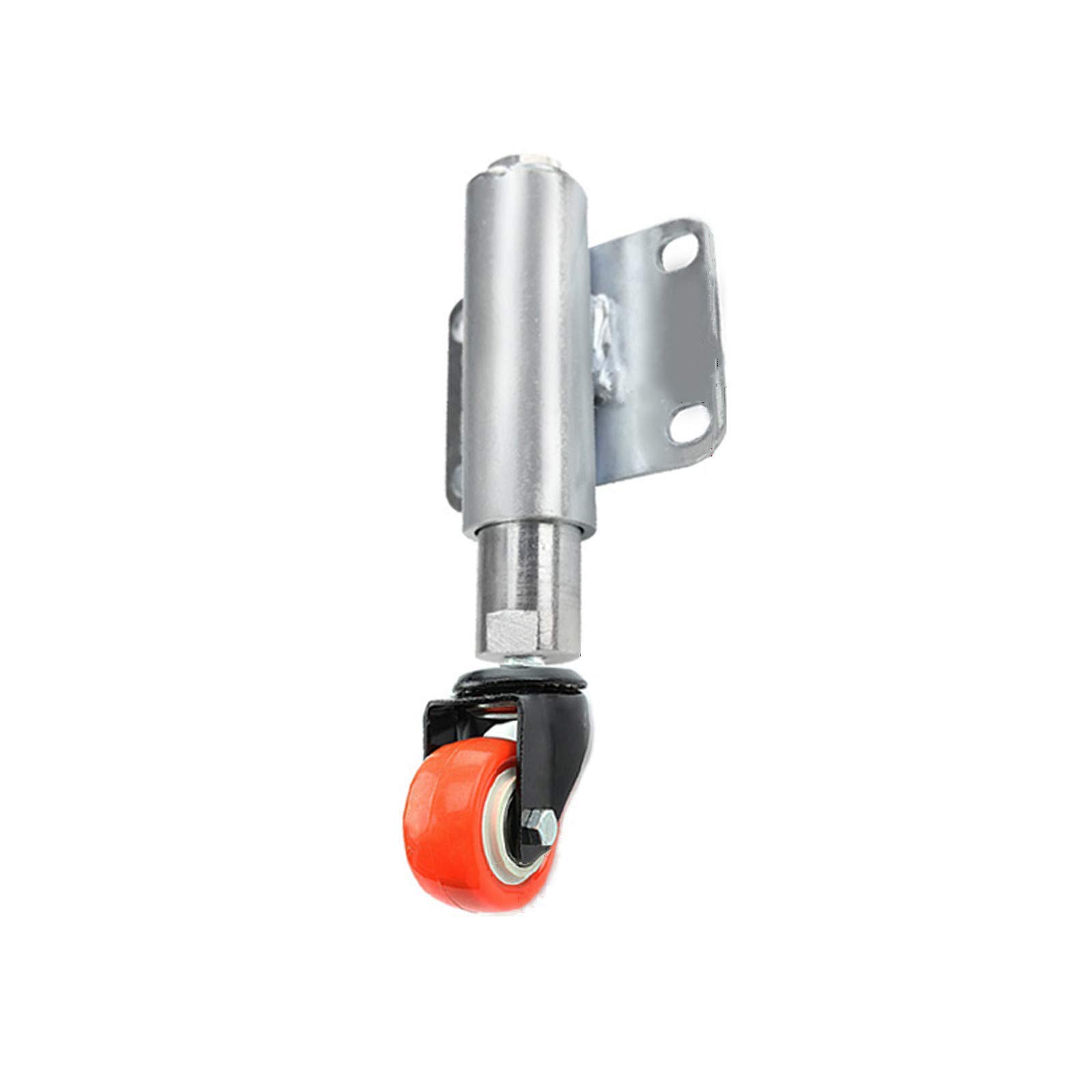 GBRJUYF Heavy Duty Spring Loaded Swivel Caster Wheels, 30mm Braked Castors for Furniture, Gate, Table Trolley, 50kg Load Capacity, Durable & Highly Scalable
