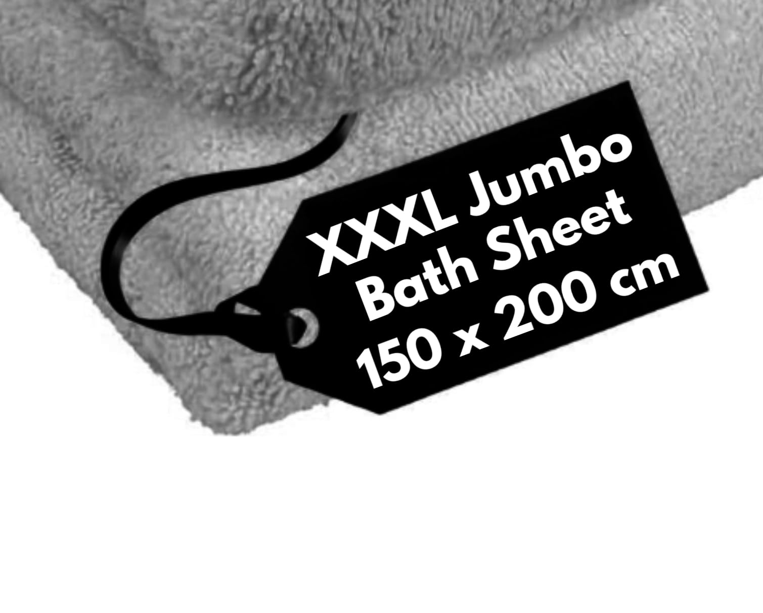 EDB Super Jumbo XXXL Luxury Bath Sheet Huge Massive 150 x 200 cm, Ultra Soft 100% Egyptian Cotton - Image 2