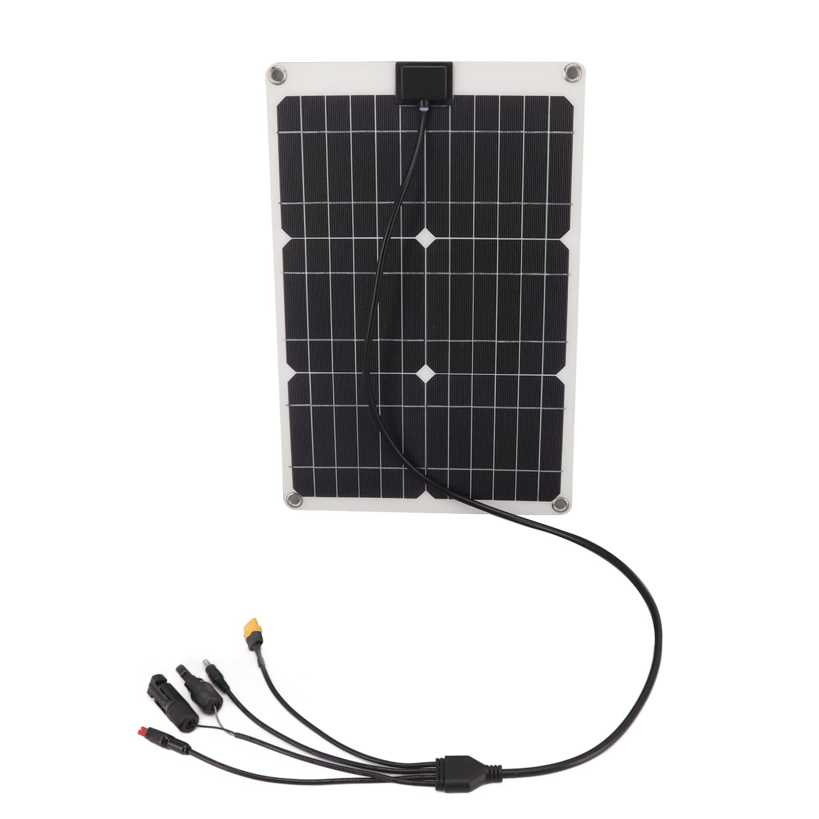 Pssopp 50W Monokrystaliczny Panel Słoneczny, 18V DC i Wyjście XT60 do