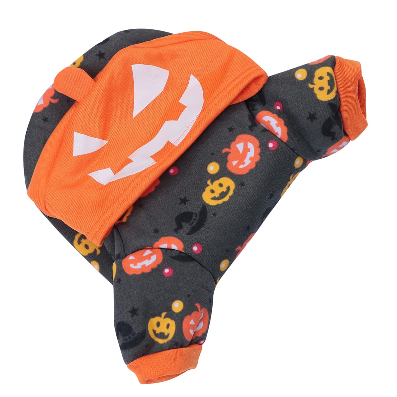 Didiseaon 3 Pz felpa di halloween per cani da compagnia felpa con cappuccio alla moda vestiti per cani di piccola taglia costume da compagnia vestiti divertenti da cucciolo