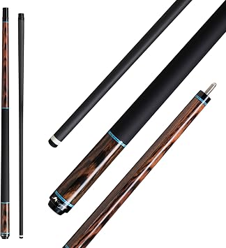 Carbon Fiber Pool Cue,58" Low Deflection Pool Cue,Carbon Fiber Cue Shaft 5/1618,Professional Pool Sticks for Adults