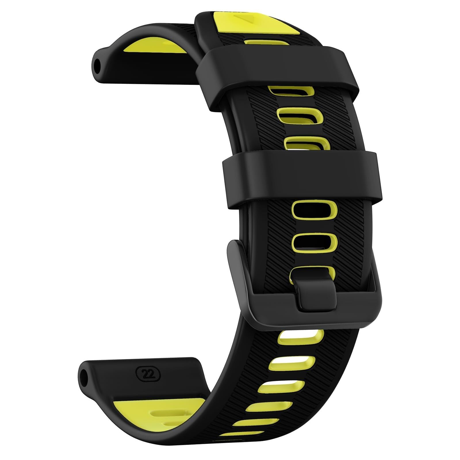Bracelet 22mm Garmin Forerunner 965 955 en silicone - 8