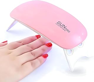 جهاز تجفيف طلاء الأظافر المحمول - مصمم للتجفيف السريع والفعال مع ضبط المؤقت (45 ثانية / 60 ثانية)