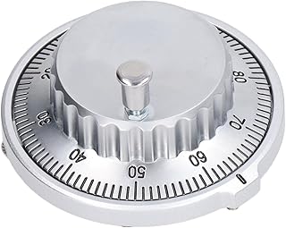 CNC Pulse Encoder, High Efficiency Long Line Output 5V Manual Wheel Encoder 6 Terminal Electronic Aluminum Alloy for Milling Machine