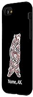 Vista 32 de iPhone XR Nome Alaska Native American Indian Brown - Funda para iPhone XR