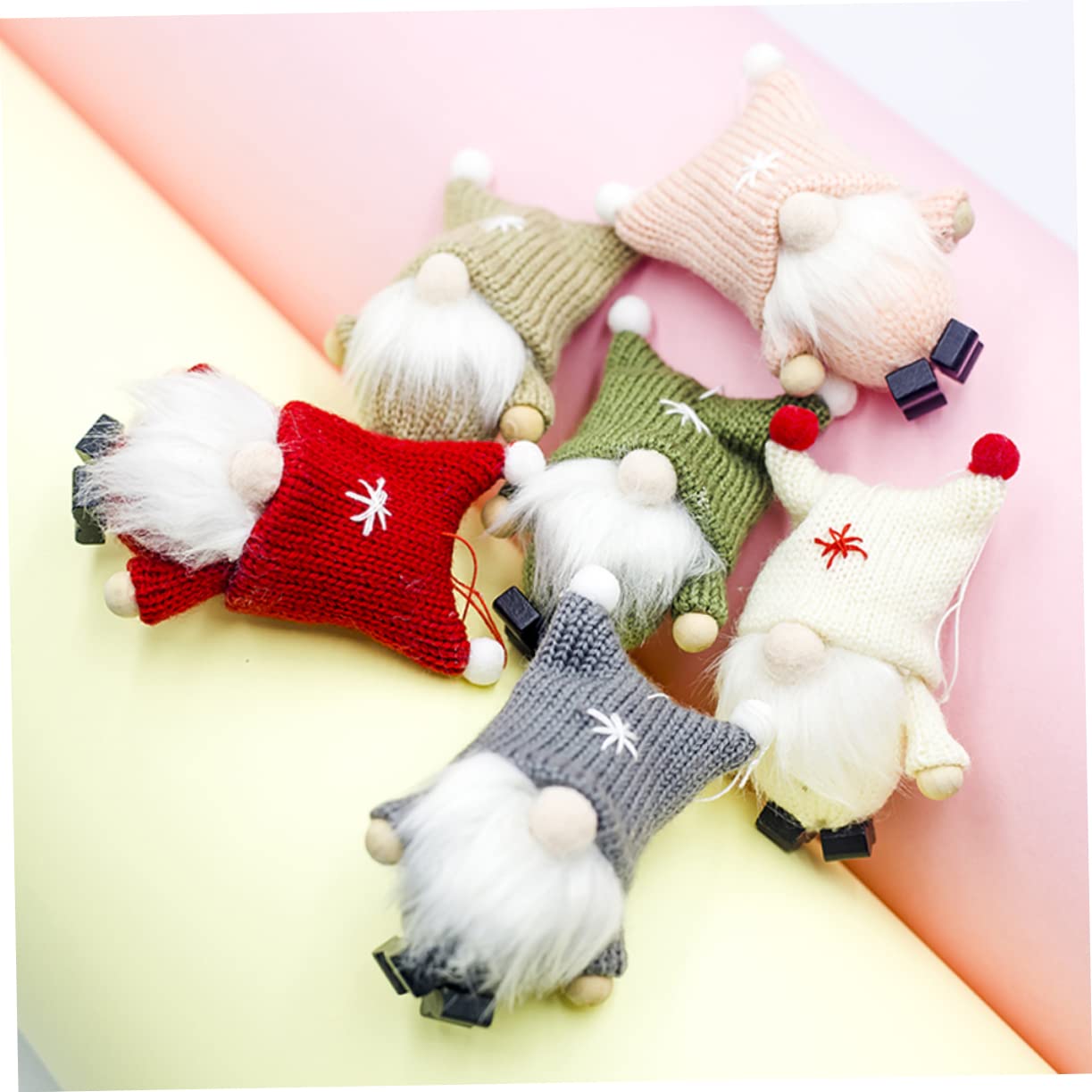 18 STK Weihnachtsbehänge Spirit Weihnachten weihnachtsdeko Weihnachtsschwedische Gnomenpuppe nordische Figur des skandinavischen Gnoms Christbaumschmuck Weihnachtshandwerk